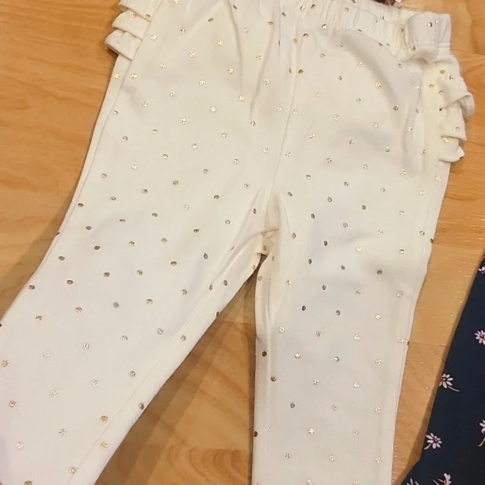 BABY GIRL PANTS BUNDLE SIZE 6-12 MONTHS